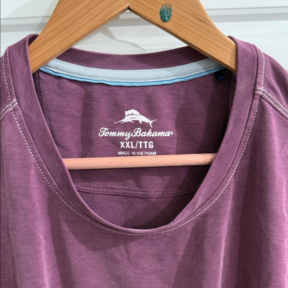 Tommy Bahama Plum Crewneck Tee